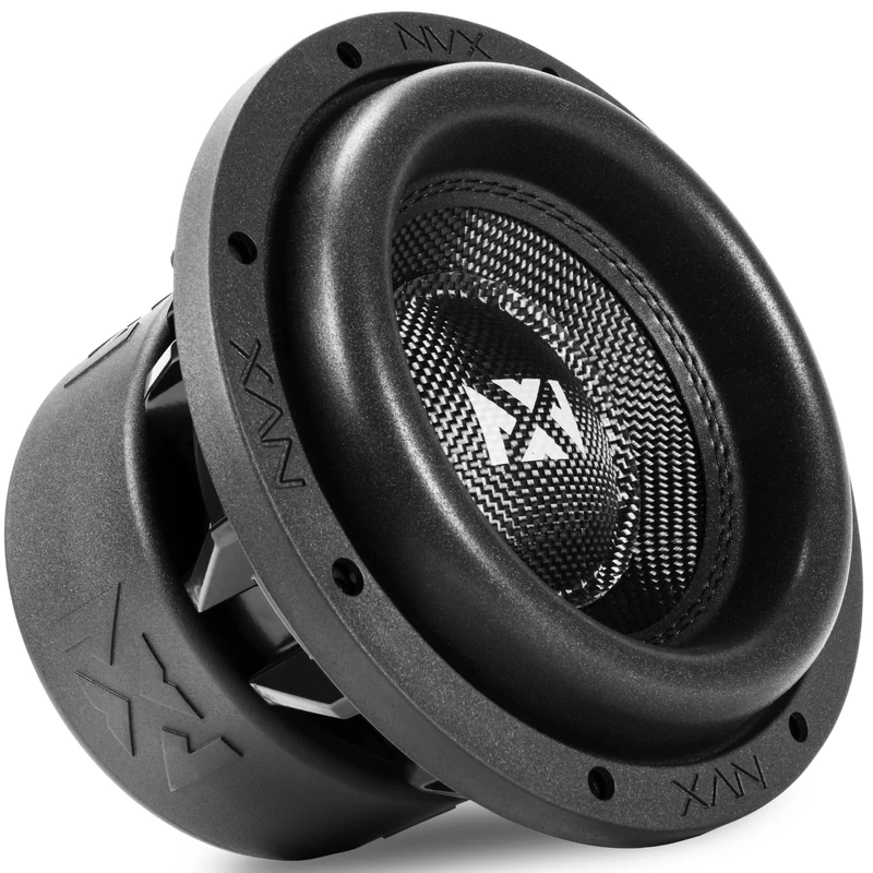 NVX VCW82v3 8" 1300 Watt Max (650W RMS) Dual 2-Ohm VC-Series Car Subwoofer (VCW82 Version 3)