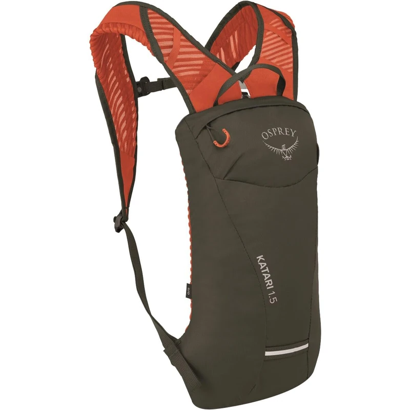 Osprey Katari 1.5L Men's Biking Backpack with Hydraulics Reservoir, Green Creek - Image 1