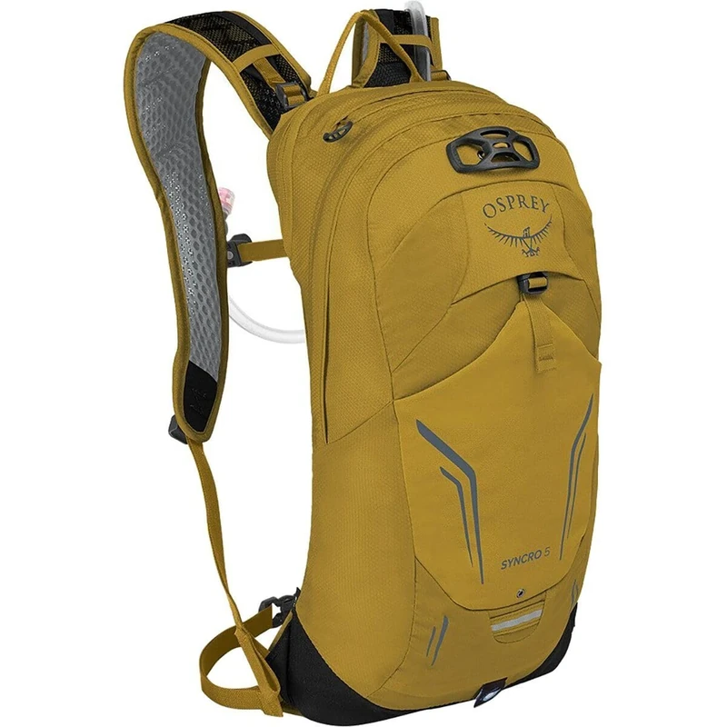 Osprey Syncro 5L Men's Hiking Backpack with Hydraulics Reservoir, Primavera Yellow
