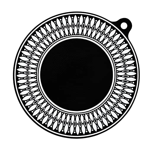 KitchenRaku Induction Hob Protector- Induction Hob Mat (Magnetic) Cooktop Scratch Protector - for Induction Stove,Multifunctional Silicone Mats (28cm) (28cm)