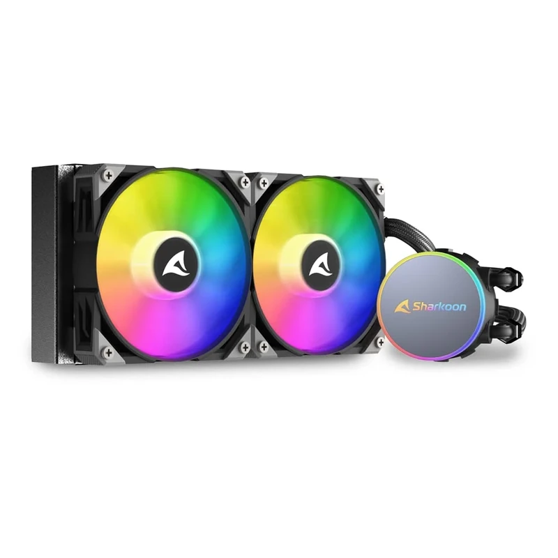 Sharkoon S70 240mm All-in-One ARGB Intel/AMD CPU Liquid Cooler Black