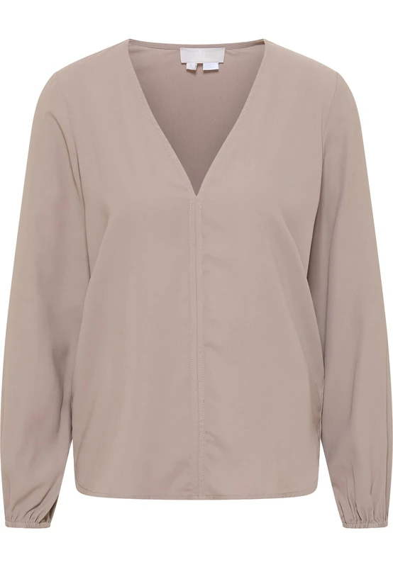 RISA Women's Lymoa Shirt Blouse, Camel, Large