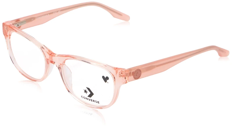 Converse CV5073Y 684 Crystal Cheeky Coral Eyewear Kid Acetato, Modified Rectangle, 50