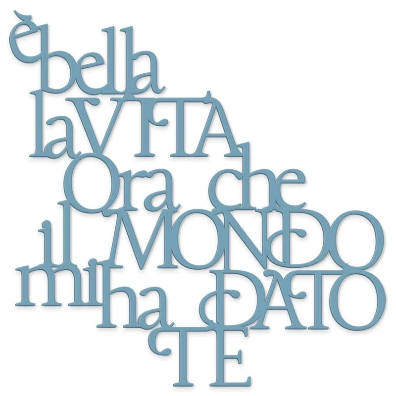 Wooden Written The World Gave Me You - Love Quote, Gift Idea Decorative Written Handmade Furniture Decoration