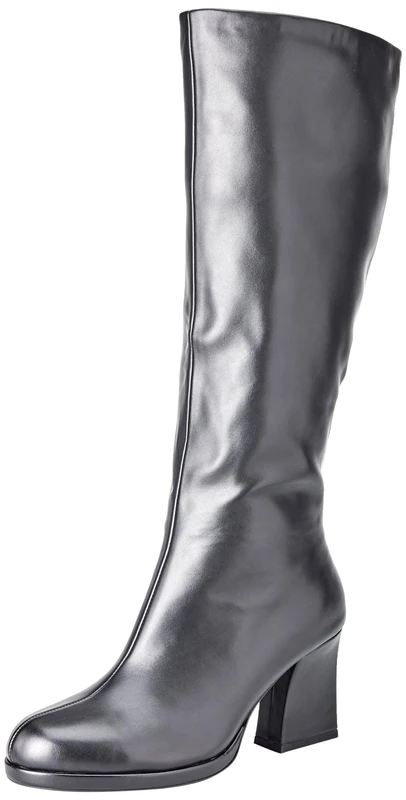 Pinko Women's Elgar Leatherette Boots Fashion, Z99 Black Limousine, 2 UK