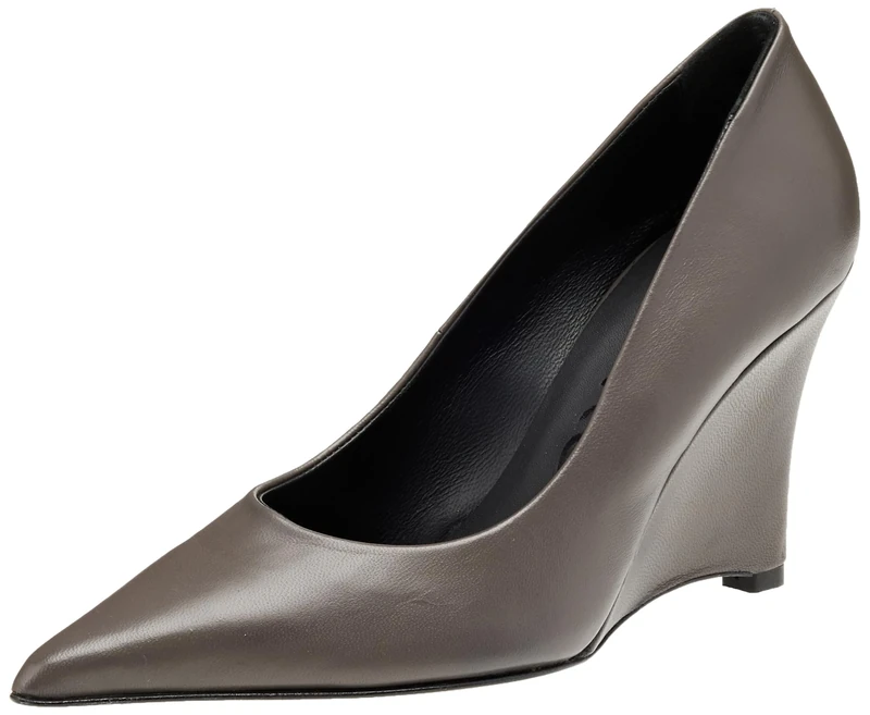 Pinko Women's Abaco Nappa Decollete Pump, i90 Dark Grey, 7 UK