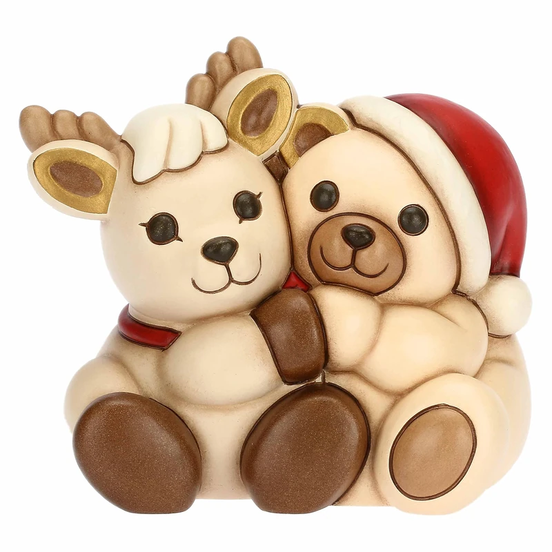 THUN Teddy and Reindeer Hugged Couple