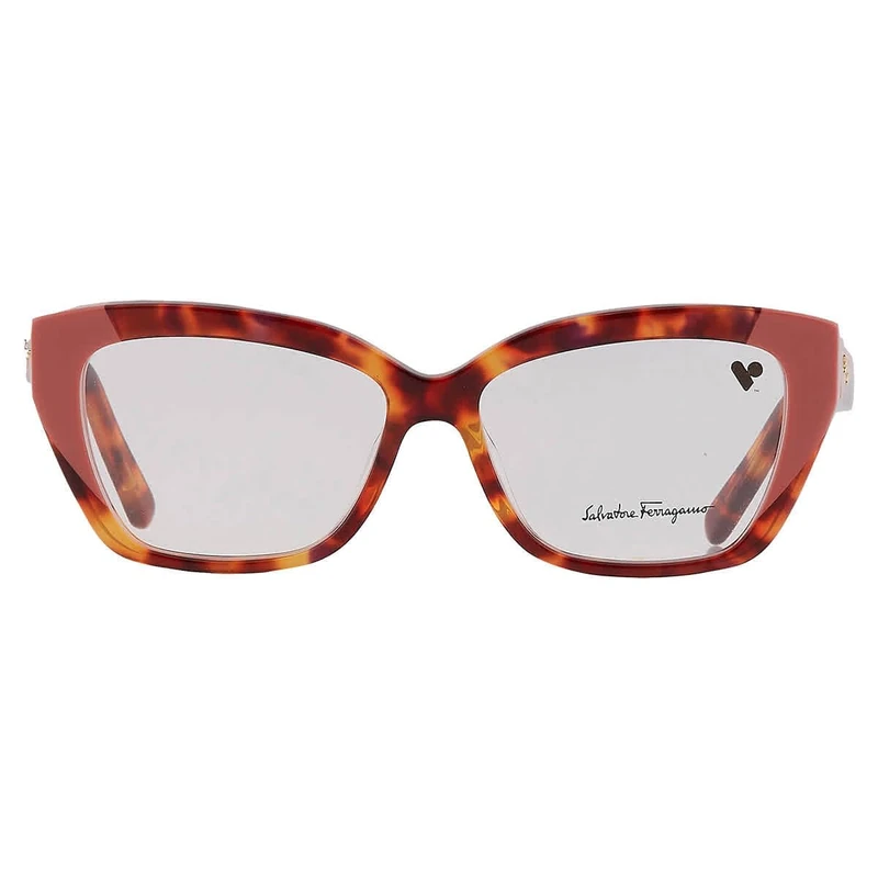 Salvatore Ferragamo SF2938 SF2938 641 red tortoise rose vista Women's Acetate, Standard, 53
