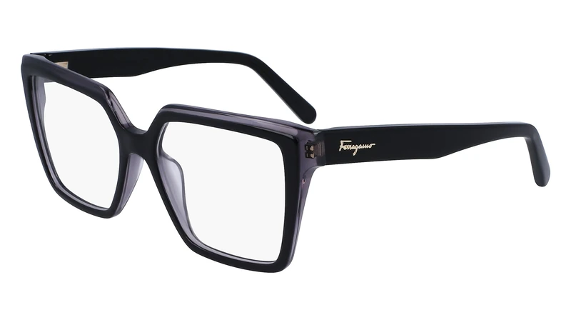 Salvatore Ferragamo SF2950 SF2950 022 dark grey grey vista Women's Steel, Standard, 54