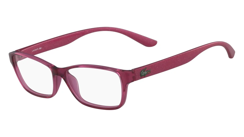 LACOSTE L3803B 525 FUCHSIA WITH GLITTER TEMPLE 51/14/135 GIRL Eyewear Frame