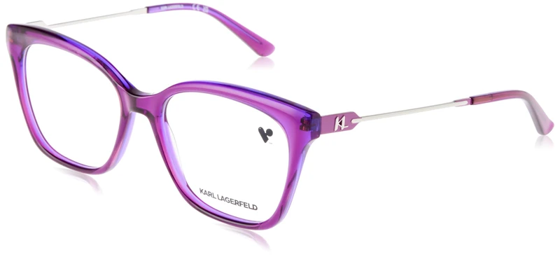 Karl Lagerfeld KL6108 KL6108 540 cyclamen violet vista Men's Acetate, Standard, 54 - Image 1