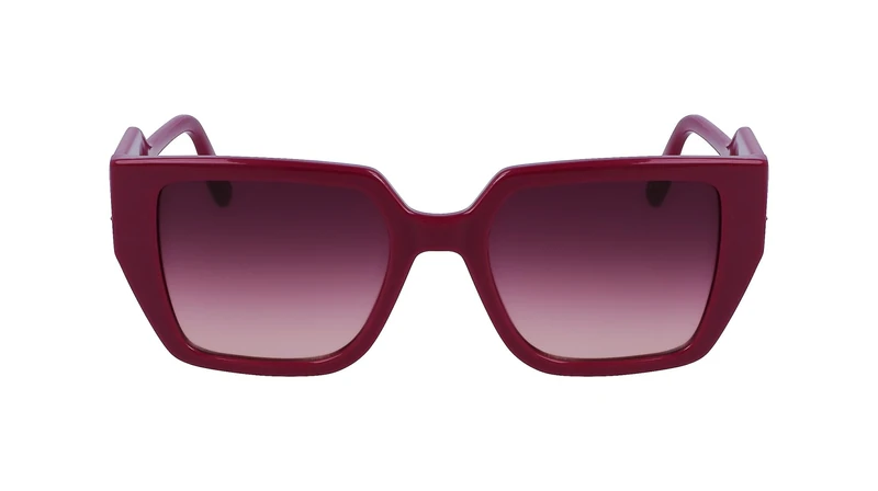KARL LAGERFELD Women's Sunglasses KL6098S - Plum with Gradient Violet Rose Lens