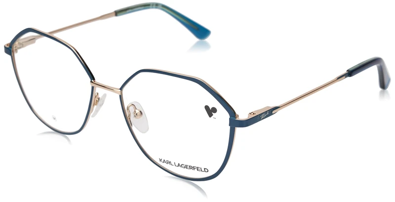 Karl Lagerfeld KL346 400 Blue Eyewear Woman Metallo, P-3, 54