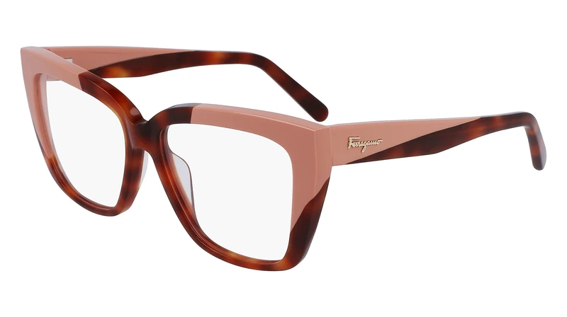 Salvatore Ferragamo SF2939 SF2939 218 blonde tortoise nude vista Women's Acetate, Standard, 54