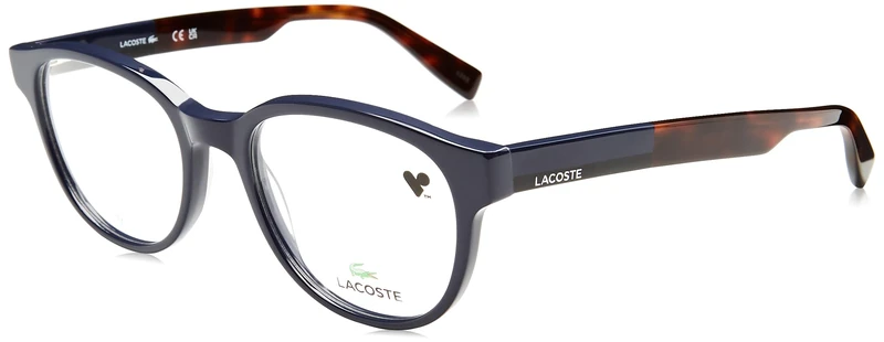 Lacoste L2921 400 Blue Eyewear Man Acetato - 52mm Rectangle