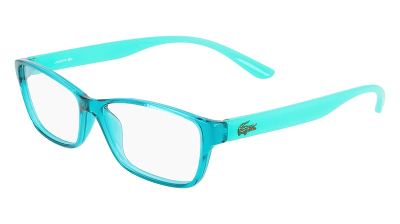 LACOSTE L3803B 444 AQUA WITH PHOSPHO TEMPLES 51/14/135 GIRL Eyewear Frame