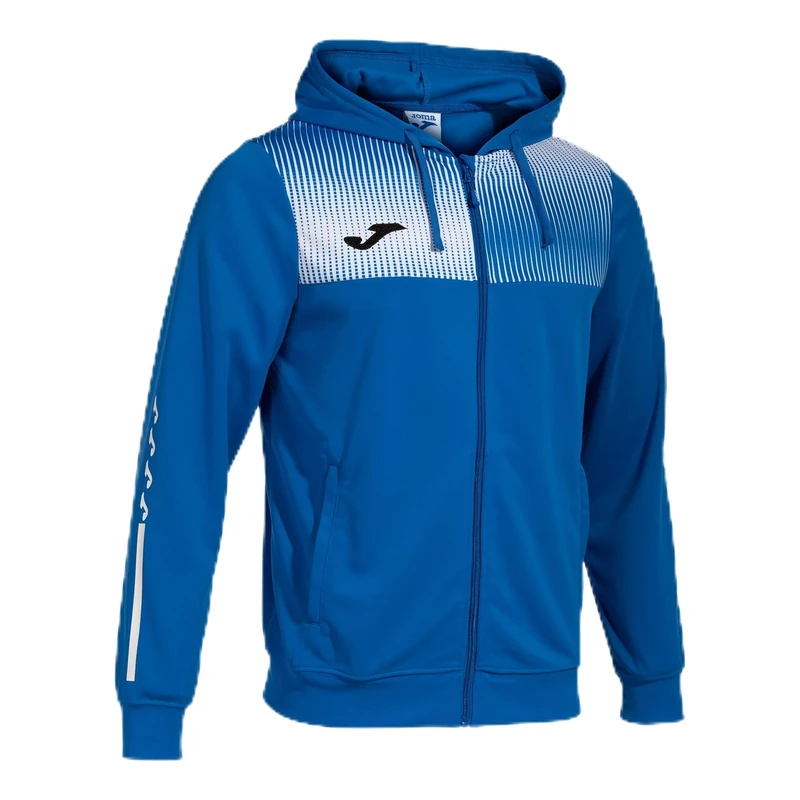 Joma eco supernova royal white hooded jacket