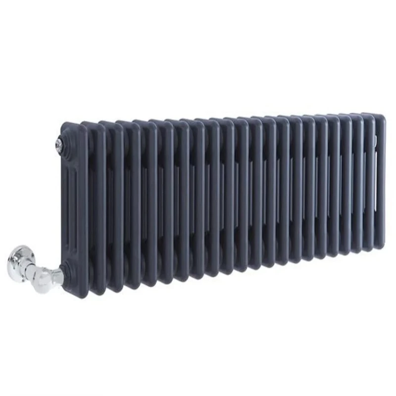 Milano Windsor 1200W Anthracite Cast Iron Style 3 Column Electric Radiator - 300mm x 1010mm