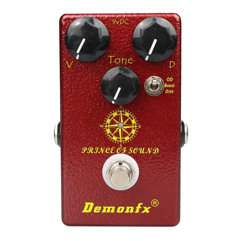 DemonFX PRINCE OF SOUND - Overdrive/Boost/Distortion Guitar Pedal