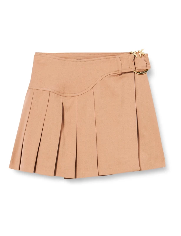 Pinko Women's Garo Flannel Skirt with Pierci, N33_caffelatte Sc, 18