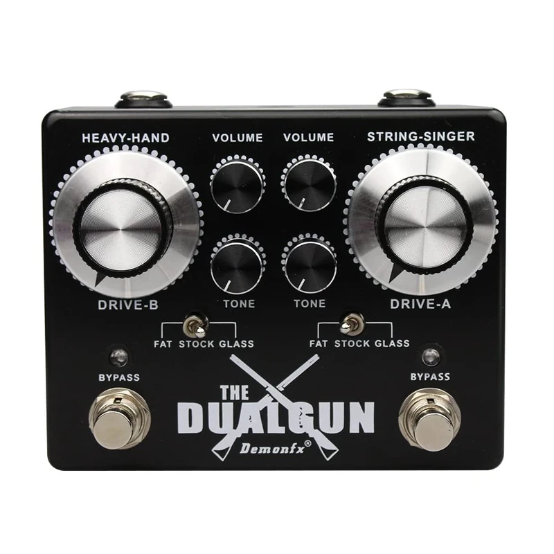 DemonFX DUAL GUN - 2 tone Overdrive Pedal