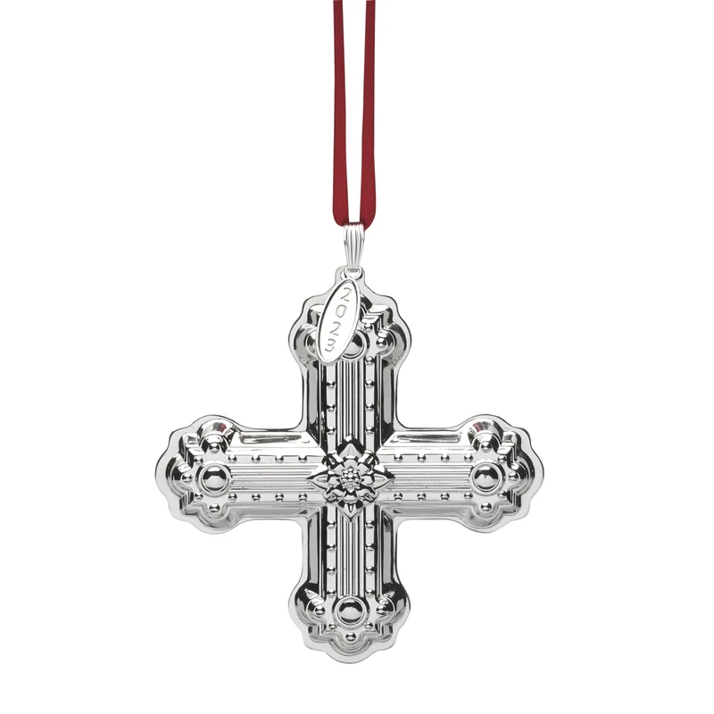 Reed & Barton 2023 53Rd Annual Christmas Cross, 0.30, Metallic