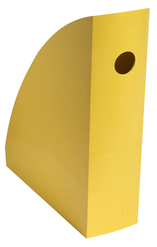 Exacompta - Ref. 18208D - Set of 6 BeeBlue MAG CUBE magazine racks, magazine binders, storage for documents, catalogs, magazines 8.2 cm wide - For A4 and A4 maxi formats - Saffron color