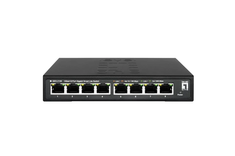 LevelOne GES-2108 8-Port Gigabit Smart Lite Switch