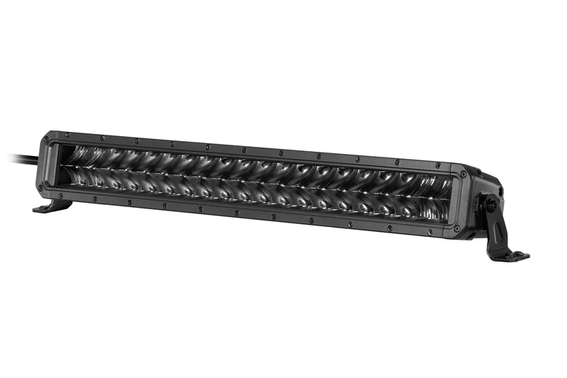 HELLA 1GJ 358 197-401 LED-Worklight - Black Magic Double Row Lightbar 21.5" - 12/24V - Dual Version - 11000lm - Mounting/Screw Connection - Vertical - Off-Road Lighting - Cable: 2000mm