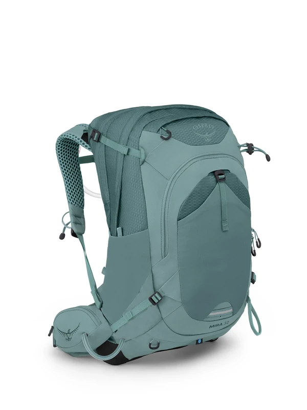 Osprey Mira 32L Women's Hiking Backpack with Hydraulics Reservoir, Succulent Green