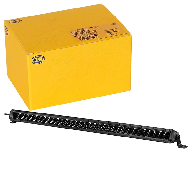 HELLA 1GJ 358 197-511 LED-Worklight - Black Magic Tough Lightbar 32" - 12/24V - slim/curved - 9000lm - mounting/Screw Connection - Vertical - Off-road Lighting - Cable: 2000mm - Image 1