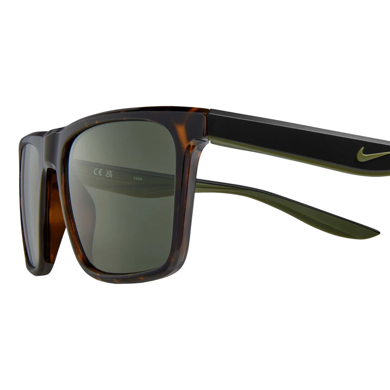 Nike CHAK DZ7372 NKDZ7372 220 tortoise green Sunglasses Unisex Acetate, Standard, 19