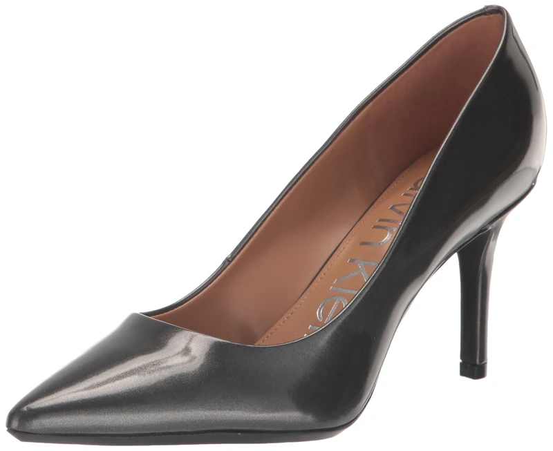 Calvin Klein Women's Gayle Pump, Pewter 060, 8 UK