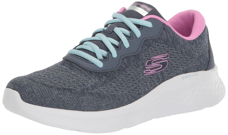 Skechers Women's Skech Lite Pro-Cute Debut Sneaker, Navy Pink nvpk, 4.5 UK