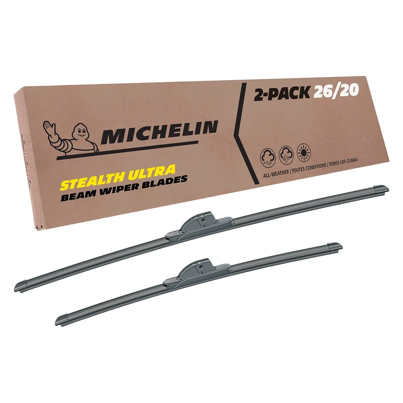 Michelin Stealth Ultra Double Package 26 &20 inch Wiper Blade Fits Select Audi, Volvo, Porsche; Model Years (19-2620SUBA)