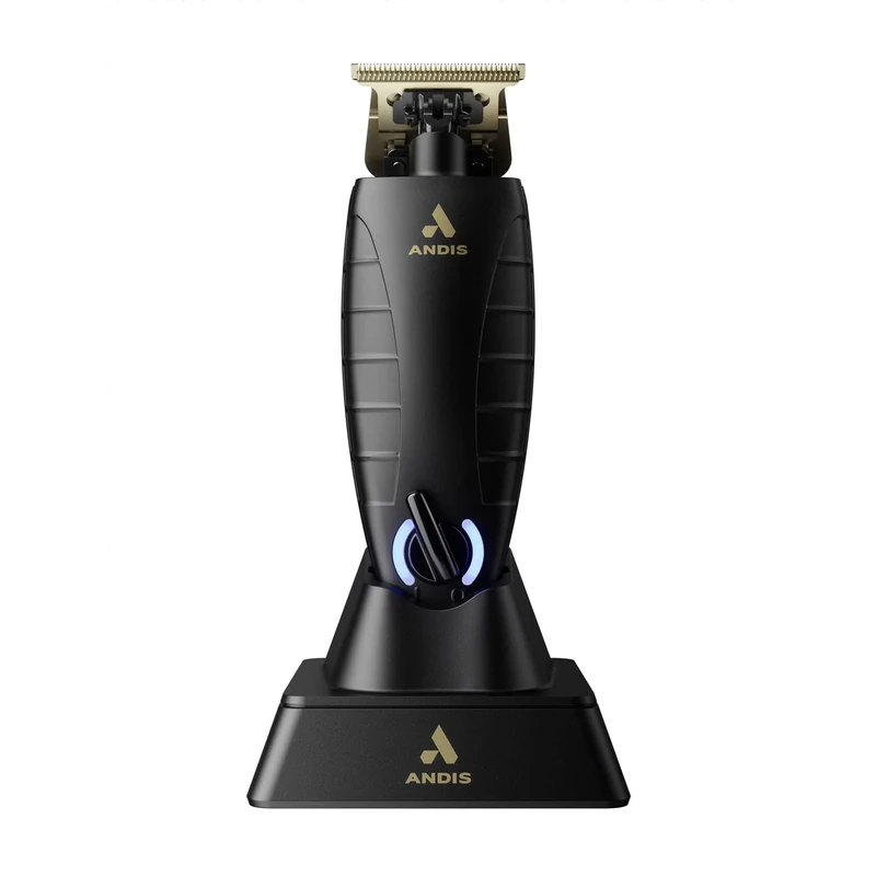 Andis 74155 GTX-EXO Professional Cord/Cordless Lithium-ion Electric Beard & Hair Trimmer with Charging Stand, Black