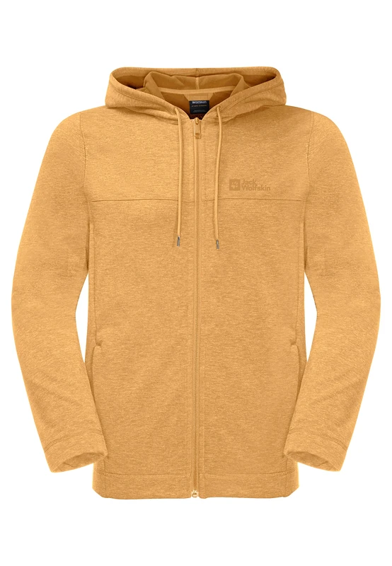 Jack Wolfskin Waldsee Hooded Jkt M Honey Yellow - L