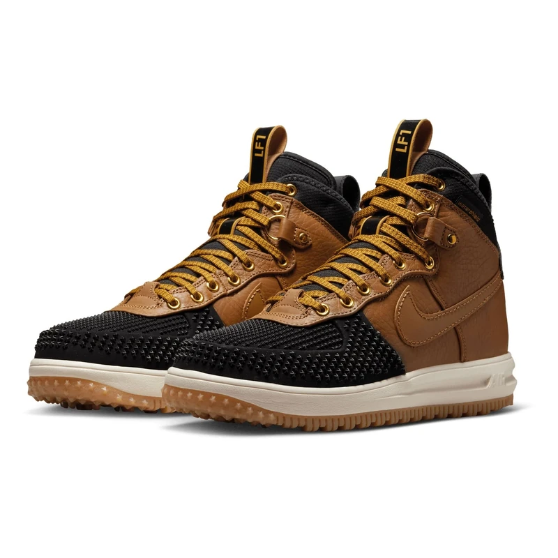 NIKE 805899 Lunar Force 1 Men ALE Brown/ALE Brown-Black-Goldtone UK 6