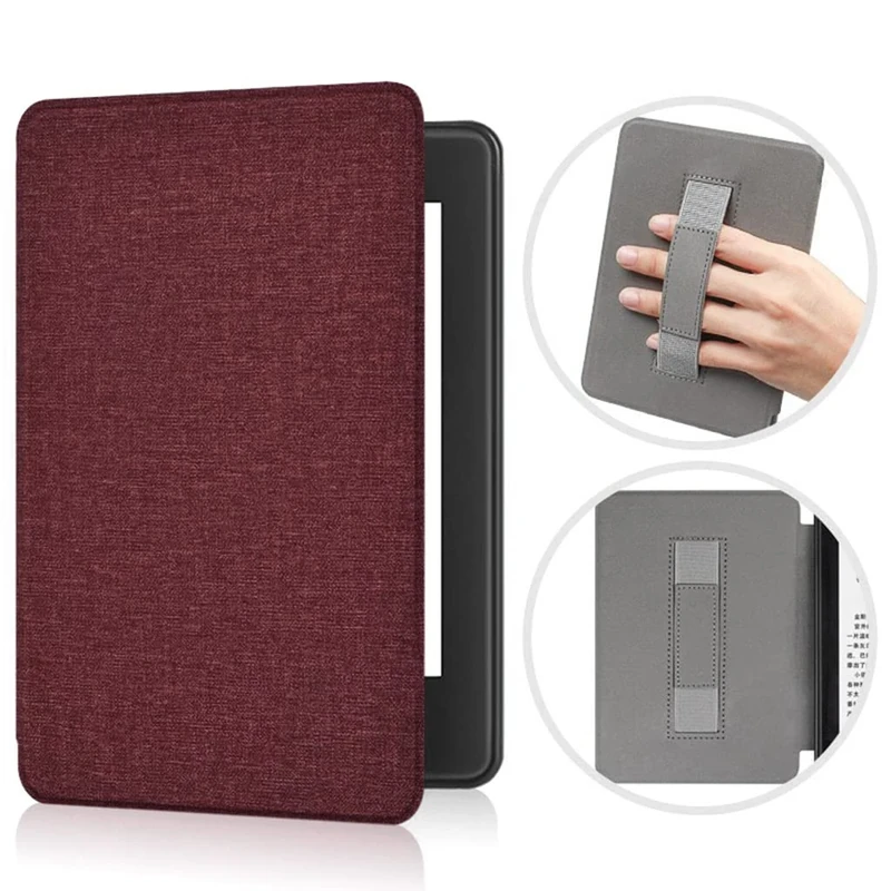 Zcooooool Fabric Cover for 6" Amazon Paperwhite (Model No.PQ94WIF) 10th Generation 2018 Released (Hand Strap Designed) Anti-slide Paperwhite Case