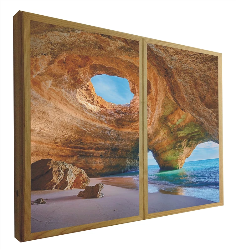 CCRETROILUMINADOS Decorative False Windows Lighted Benagil Cave