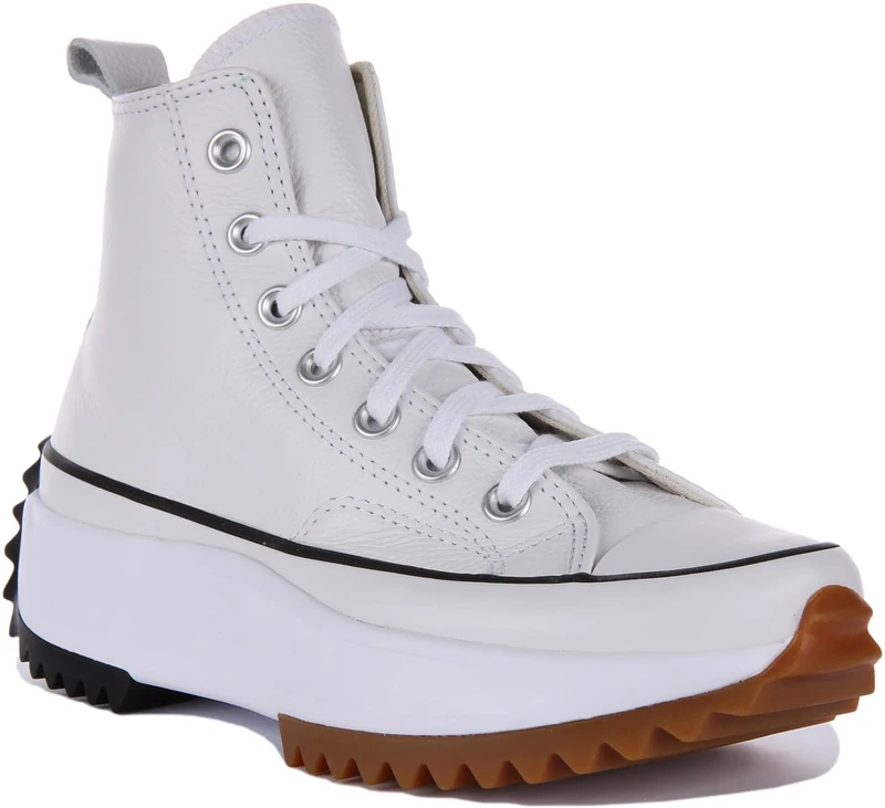 CONVERSE Men's Run Star Hike Platform FOUNDATIONAL Leather Sneaker, 6.5 UK