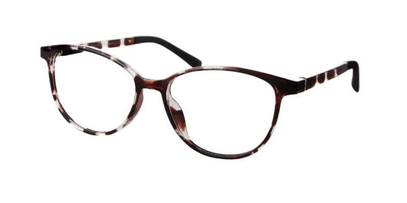 MODO & ECO Grapefruit Glasses for Women, Dark Purple Tort, 48/14/135 - Image 1