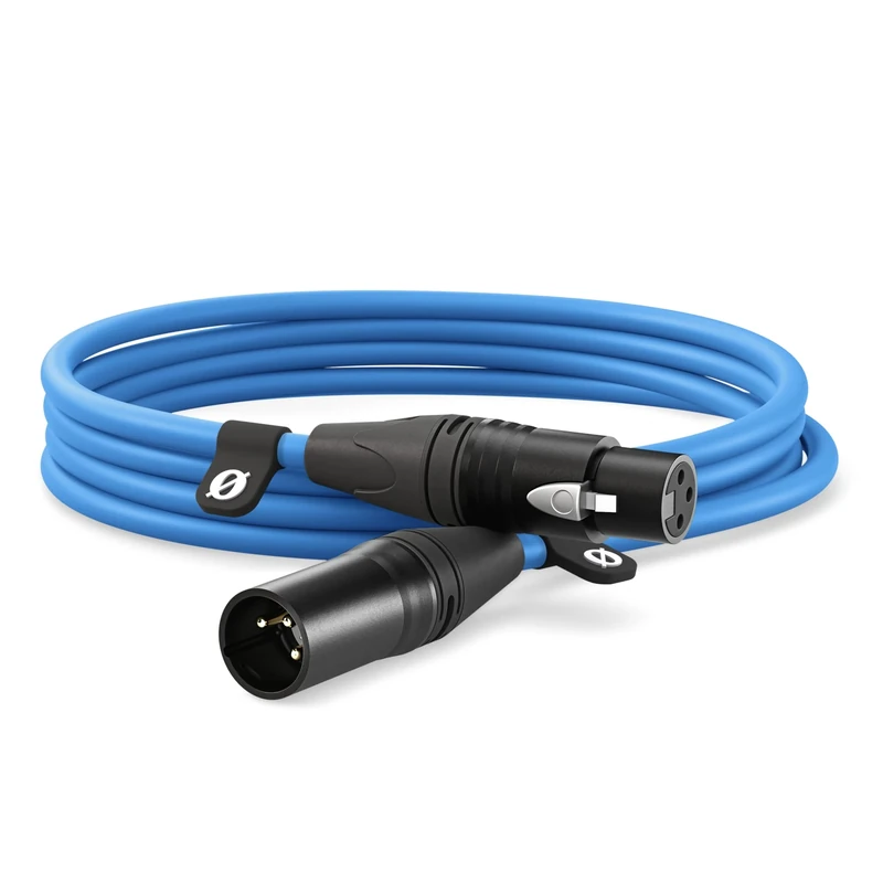 RØDE XLR-3 Premium XLR Cable (3m, Blue)