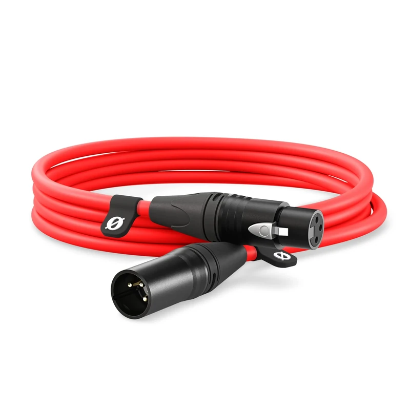 RØDE XLR-3 Premium XLR Cable (3m, Red)