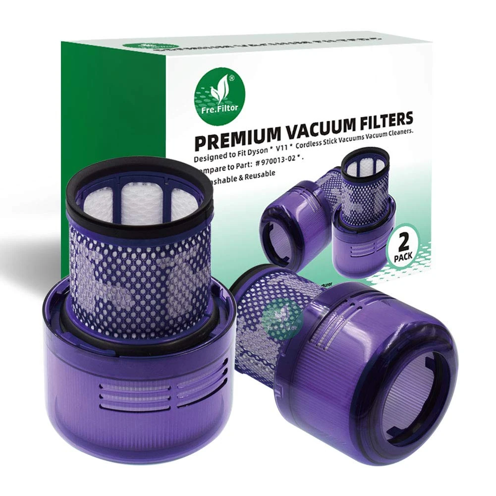 Fre.Filtor 2-PACK Replacement Filters Compatible with Dyson V11 V15 Vacuum,Compare to Part # DY-970013-02