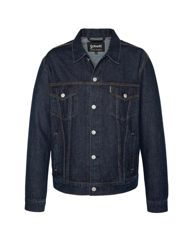 Schott NYC Trucks Men's Jacket, Blue, L