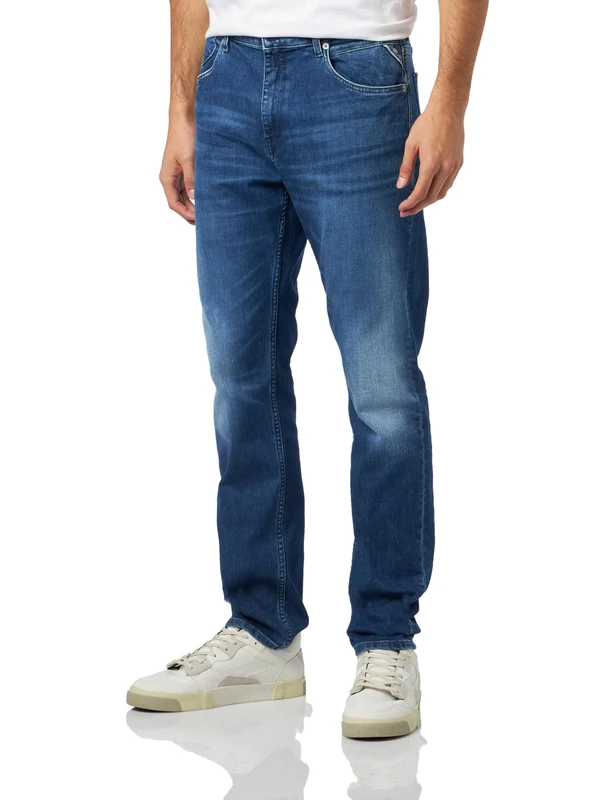 REPLAY Women's WA416 Marty 573 Clouds Jeans, Medium Blue 009, 29W / 30L
