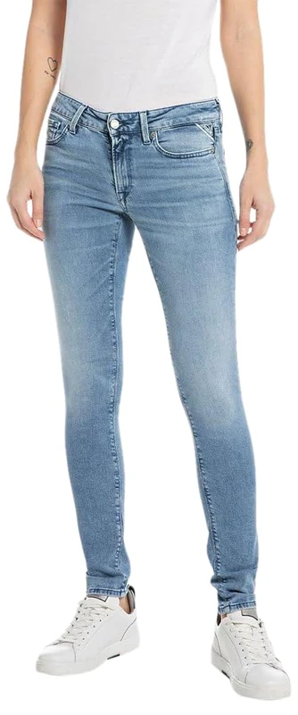 Replay Women's New Luz Clouds Jeans, 010,