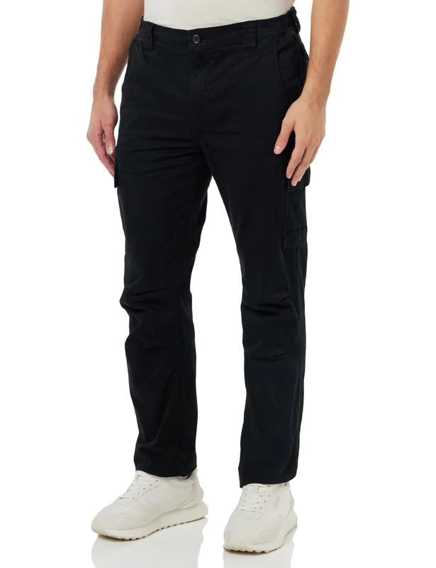 Schott NYC Men's Trousers, Black, 46 EU