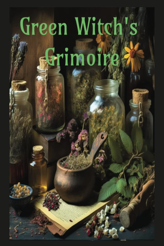 Green Witch's Grimoire: Blank lined journal for witches | witchy gifts | green witch supplies and tools